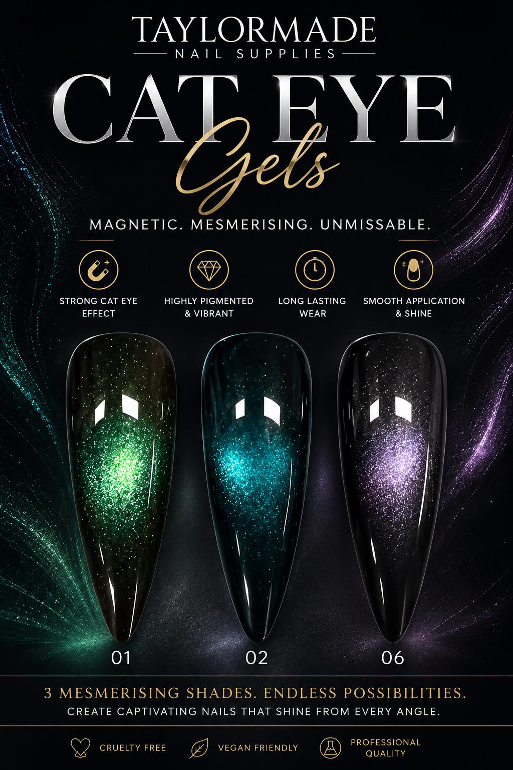FULL Mirage Isle Catseye Gel Collection (6 bottles) RRP £67.50