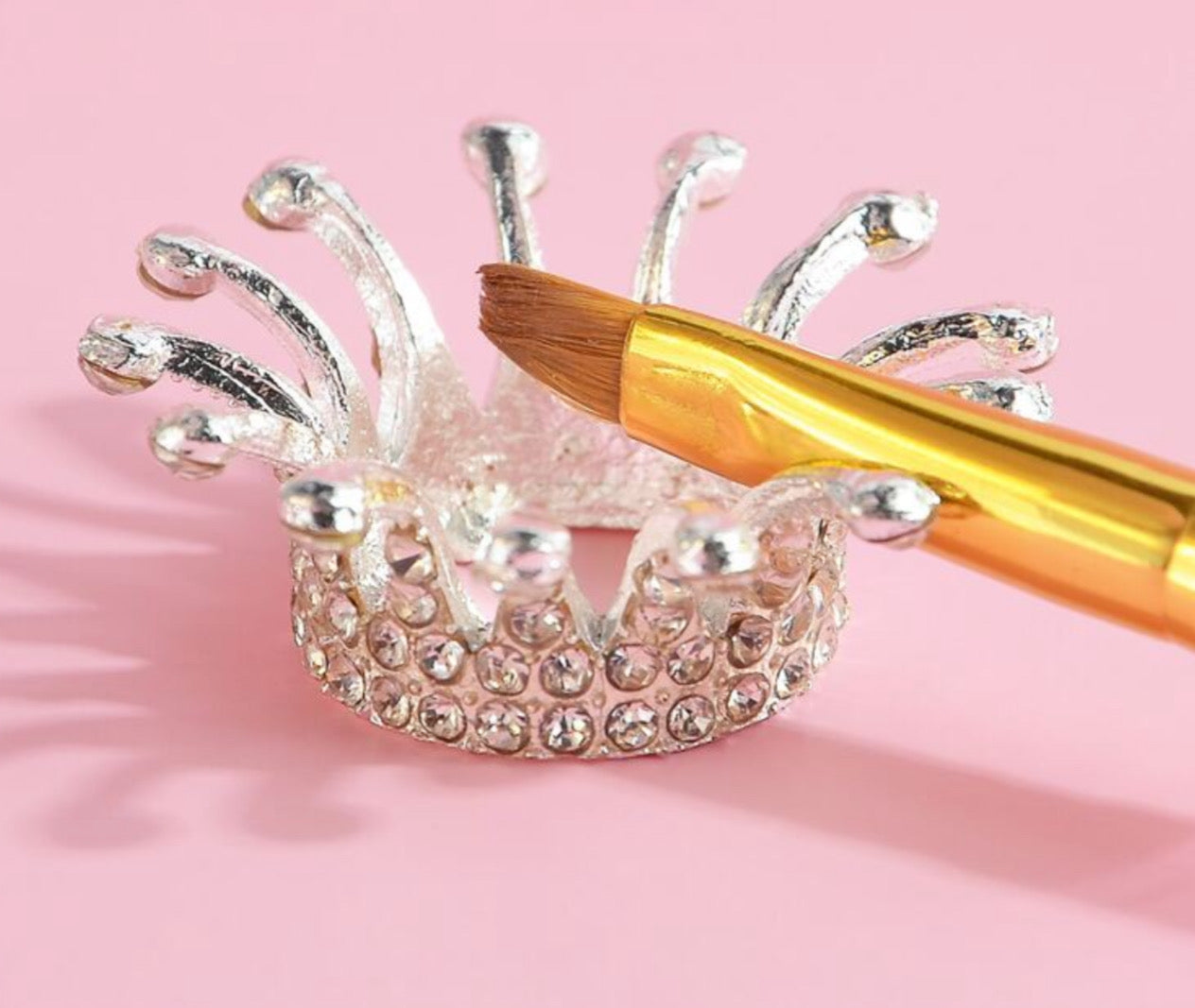 Crown Nail Brush Holder