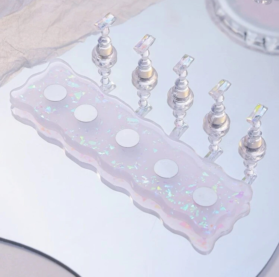 Display/Practise magnetic nail stand