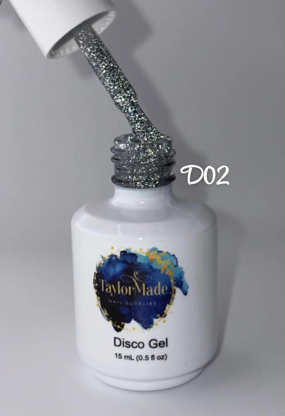 Silver D02 Disco Gel 15ml