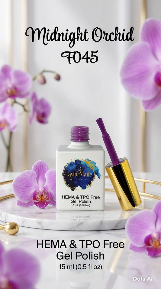 Midnight Orchid 15ml Hema & TPO free gel polish