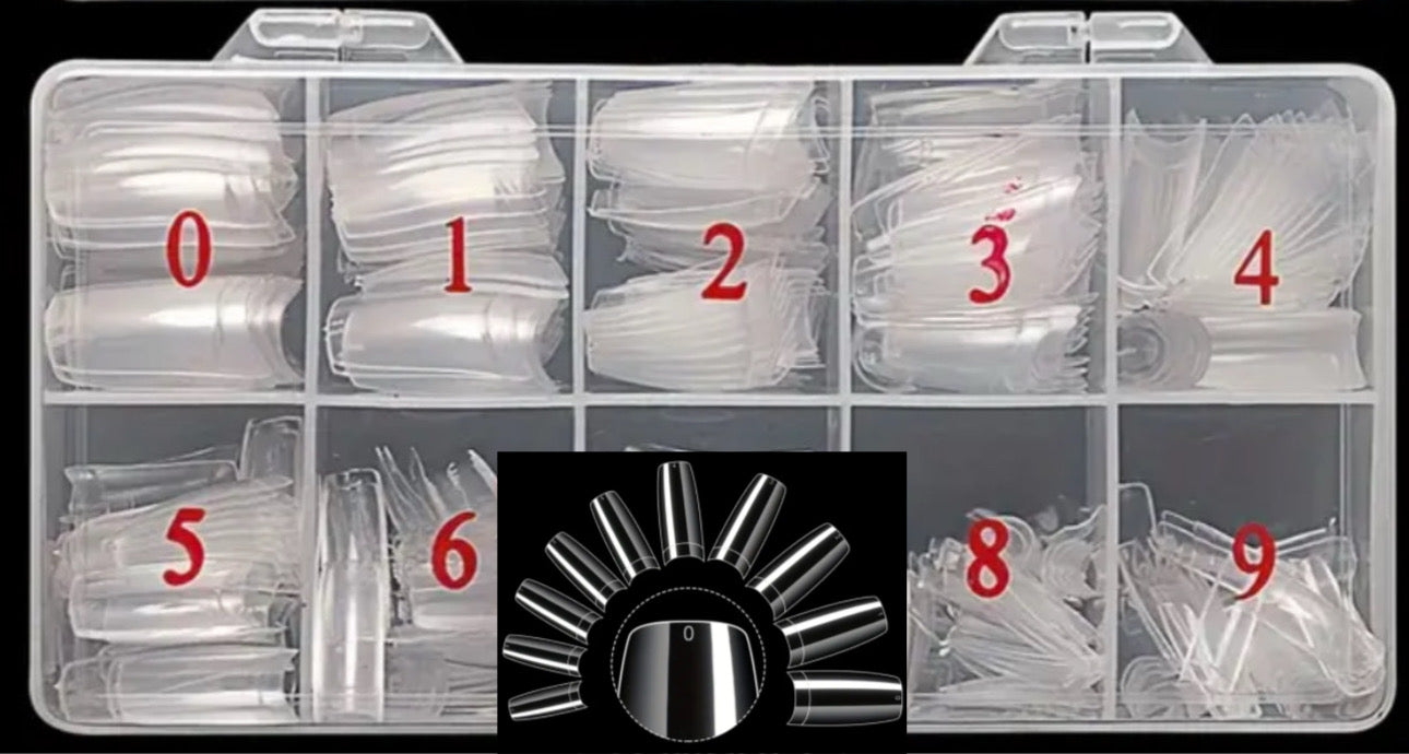 500 piece Nail Tips (10 sizes)