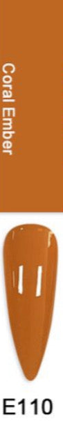 E110 15ml TPO & Hema free gel polish (Coral Ember)