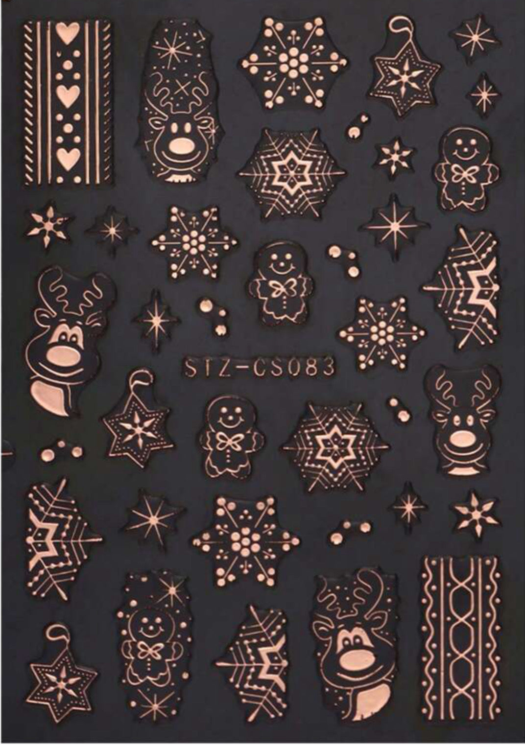 2 Piece Winters Snowflakes Christmas Stickers