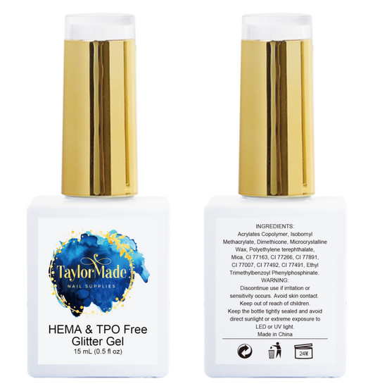 HEMA & TPO Free Glitter Gel 15g AF040