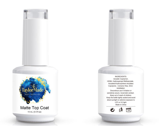 Matte Top Coat 15ml bottle