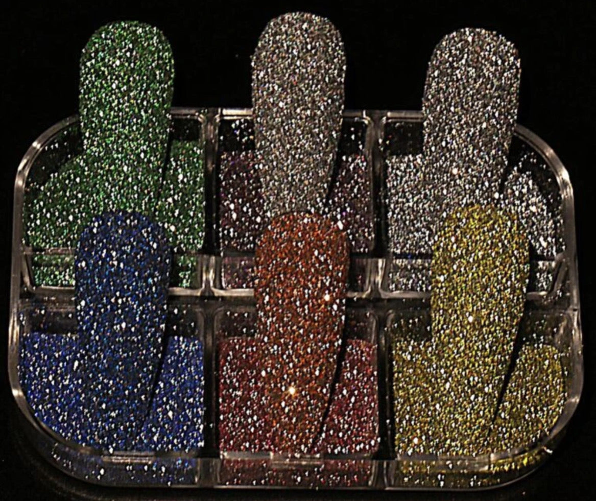 NEW IN❤️ Box of 6 Reflective Glitter