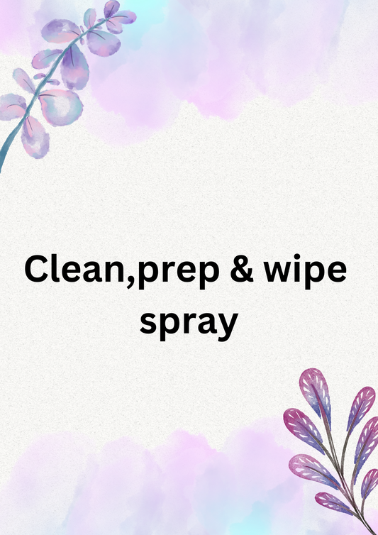Clean, Prep & Wipe Spray 100 mls