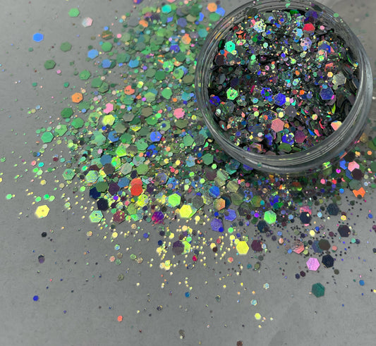 Silver Mermaid Chameleon glitter