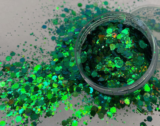 Emerald Mermaid Chameleon glitter