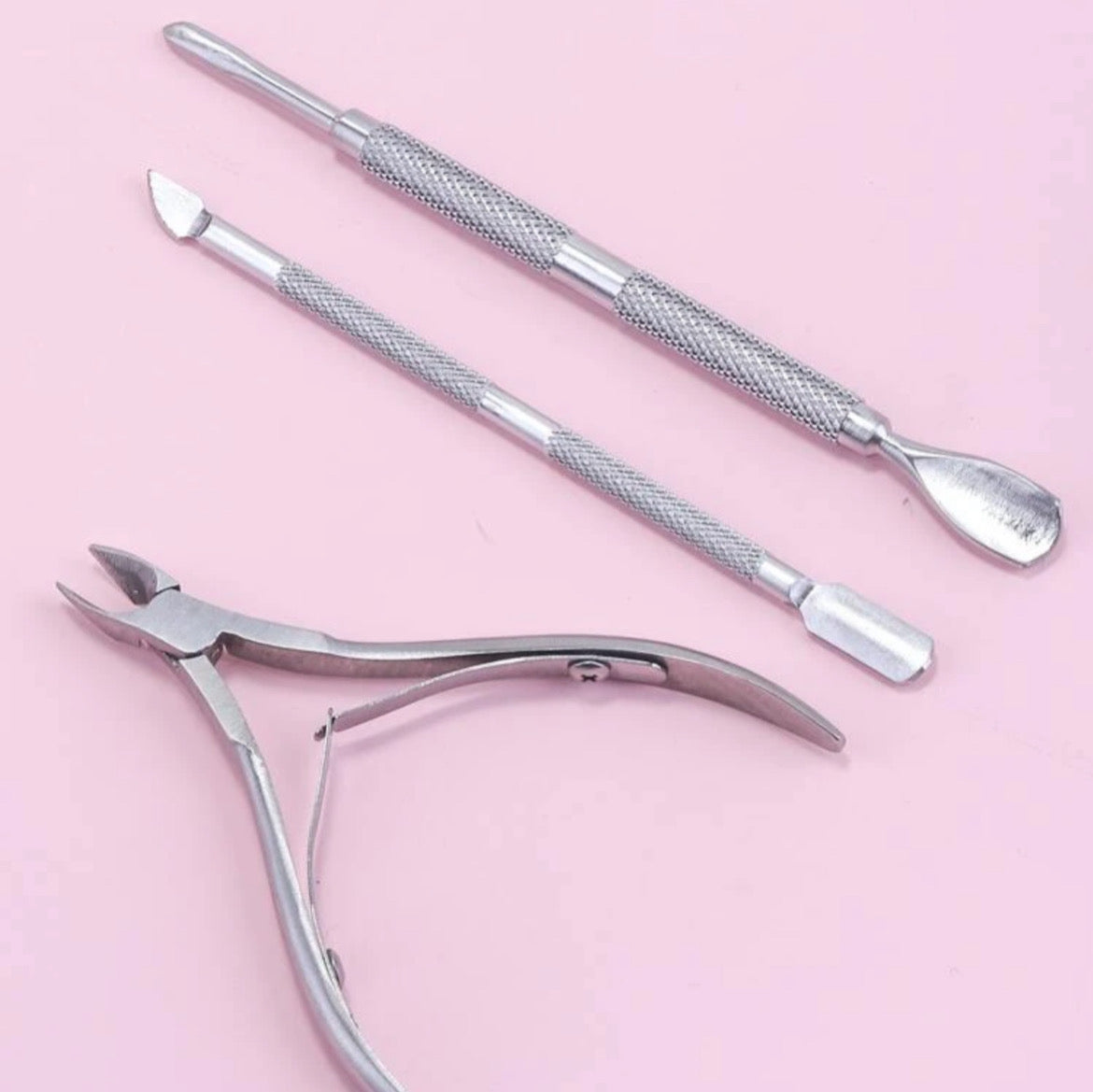 NEW IN❤️ Stainless Steel Nail prep set