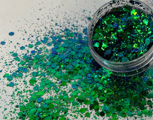 Ocean Mermaid Chameleon glitter