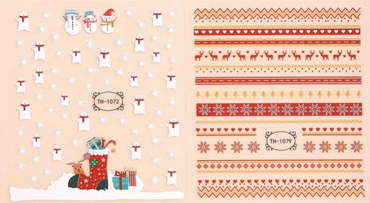 NEW IN❤️ Christmas nail art stickers