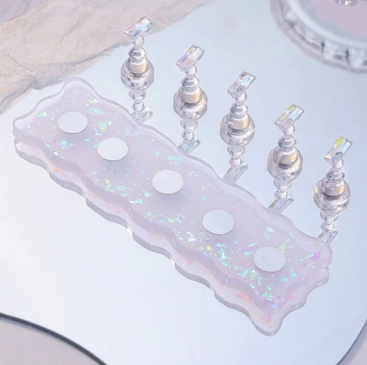 Display/Practise magnetic nail stand