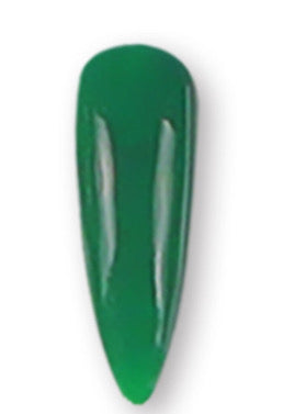 Feathered Green Acrylic Pot