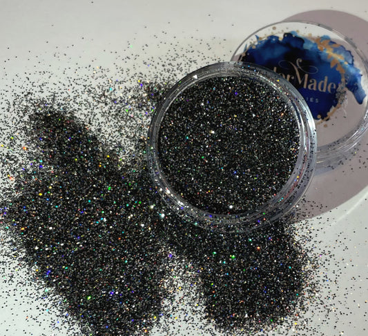Black Holo Fine Glitter