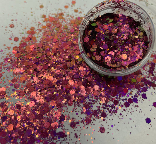 Sleepy Mermaid Chameleon glitter