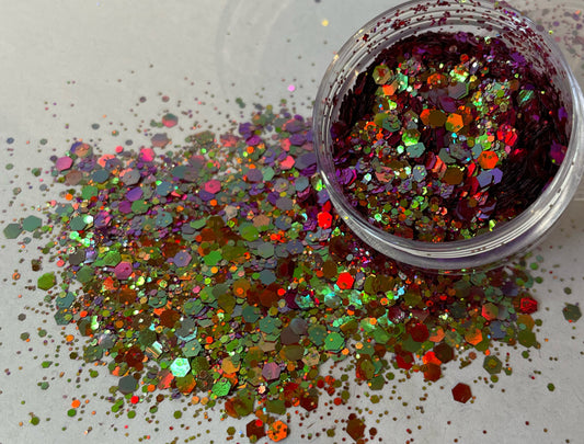 Cherry Mermaid Chameleon glitter