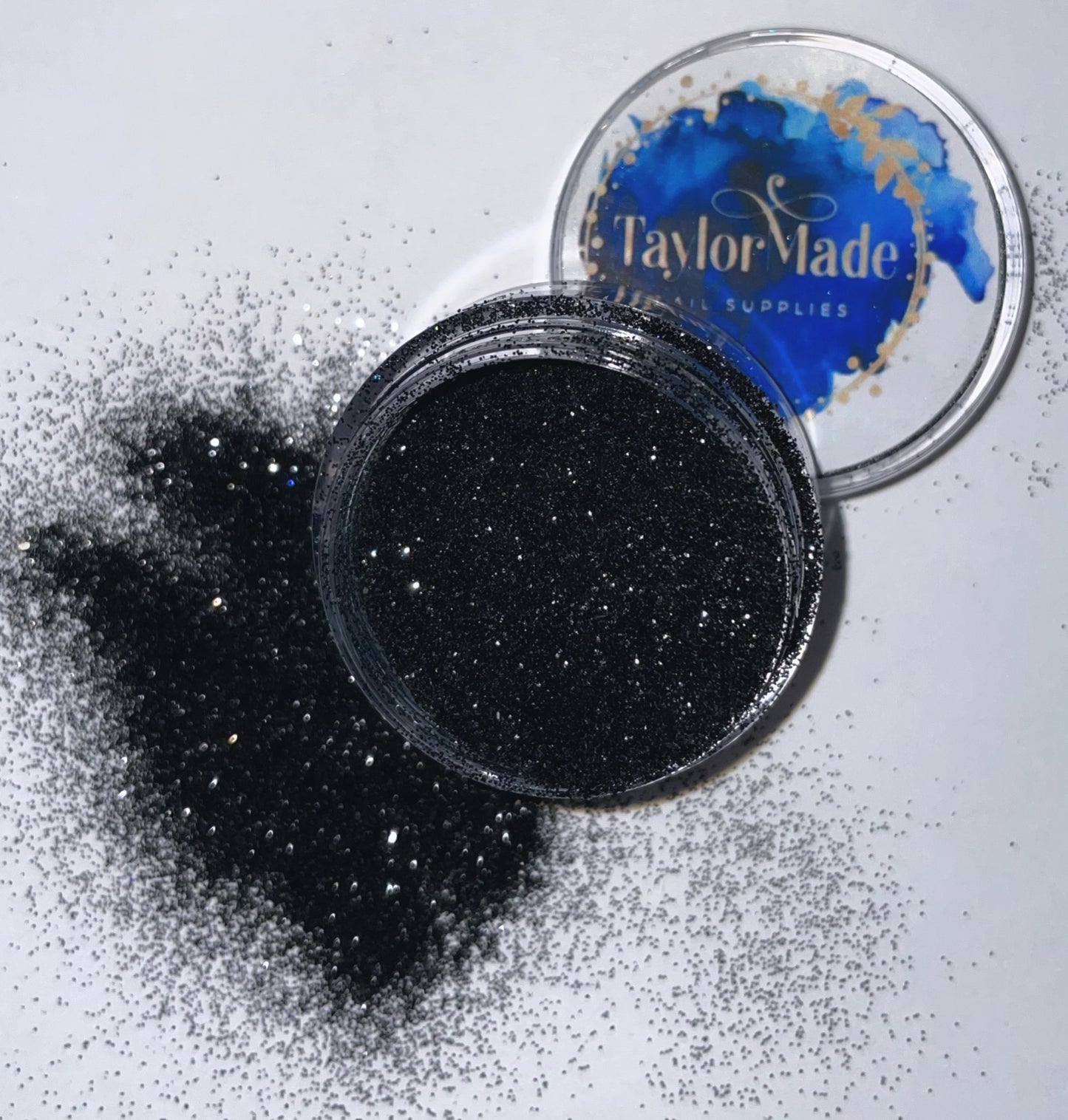 Black Heart Fine Glitter