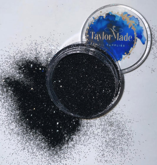 Black Heart Fine Glitter