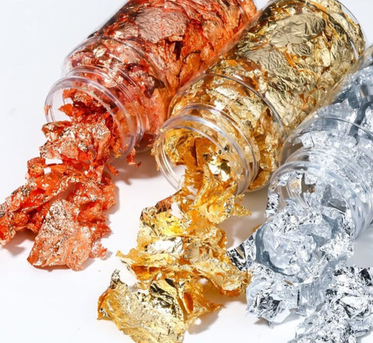 NEW IN❤️ Pack of 3 silver, copper & gold foils
