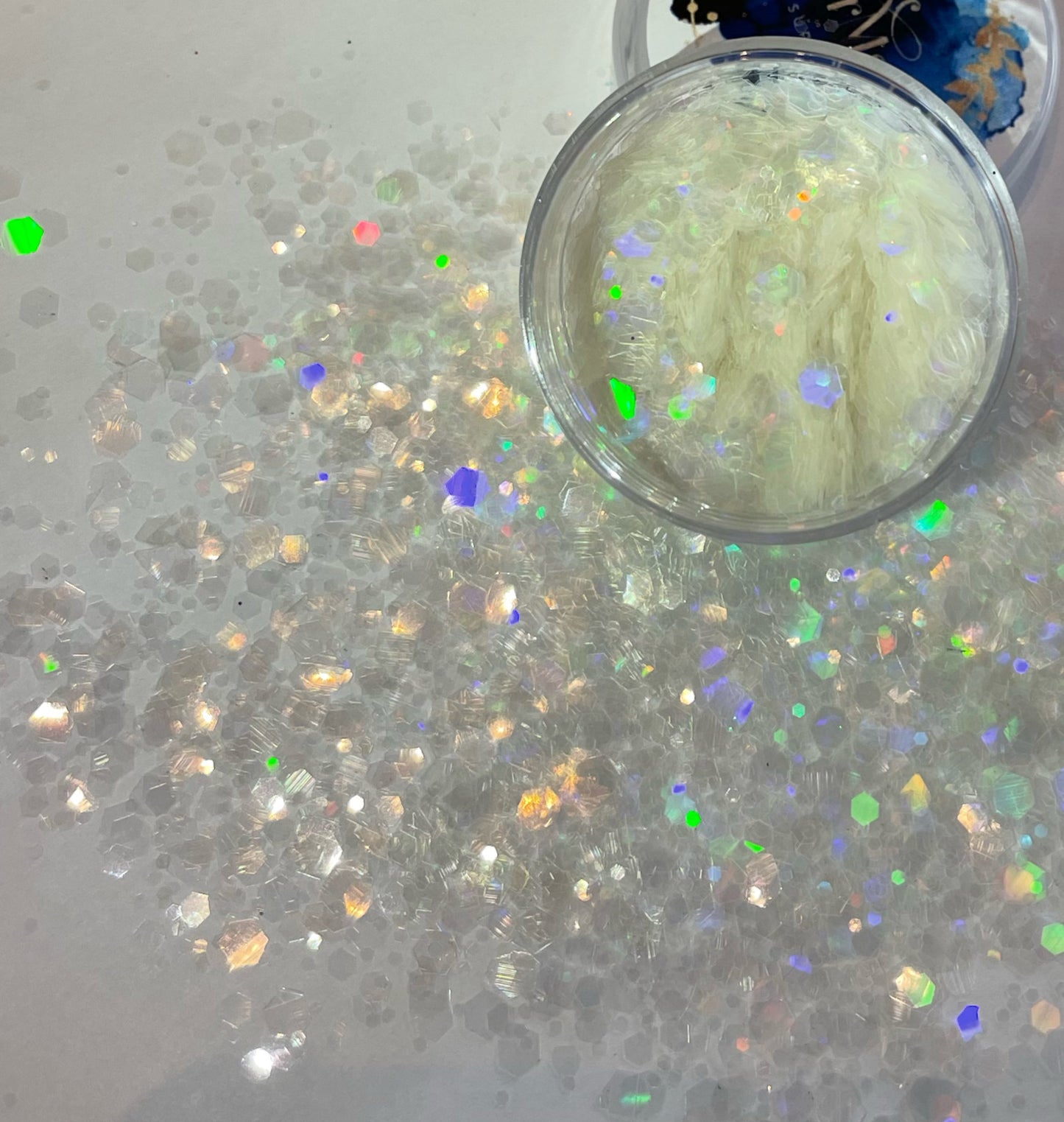 Rainbow Pearl multi cut glitter