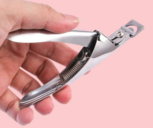Silver False Nail Clippers
